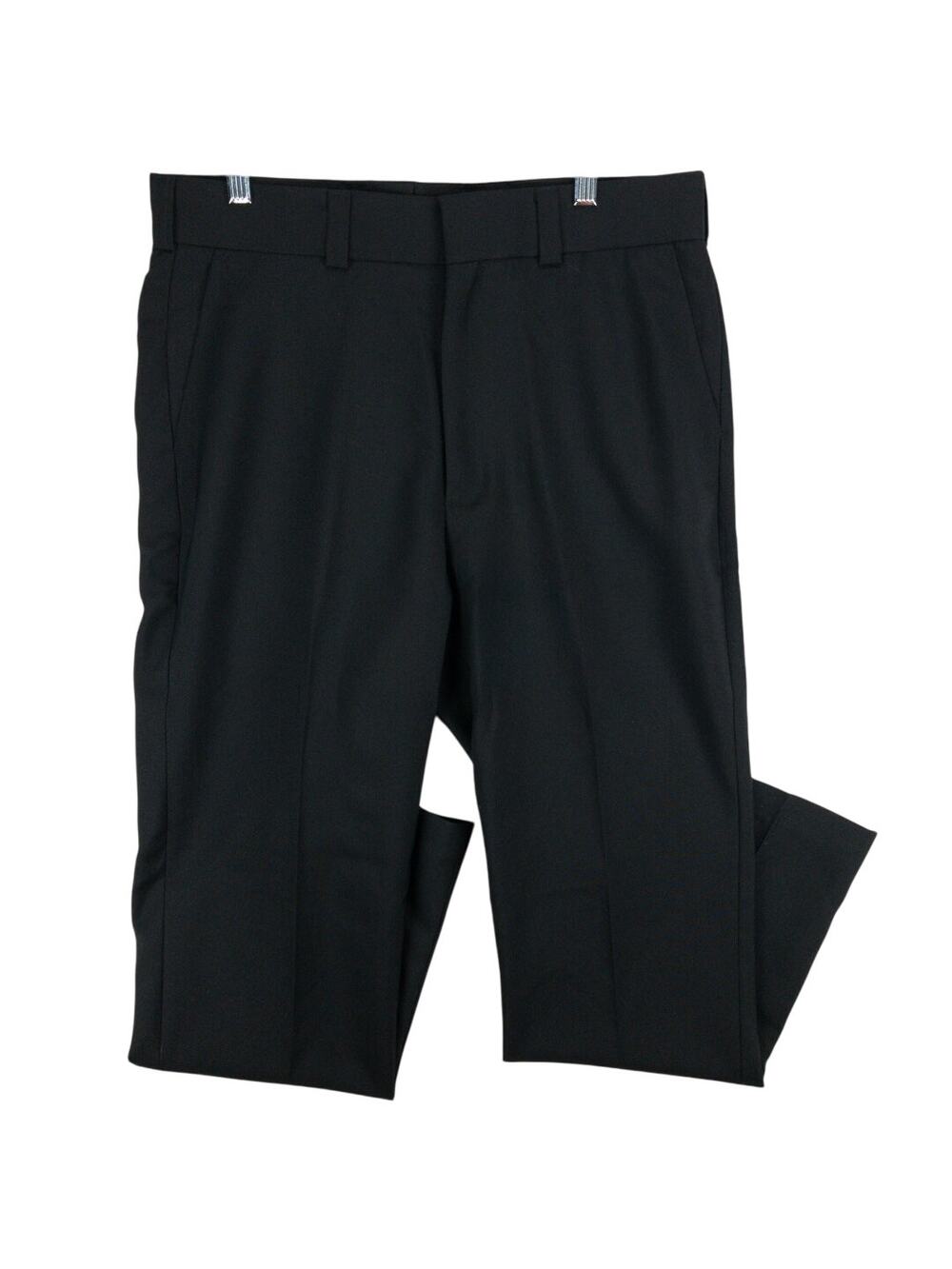 Edwards Woven Textured Workwear Pants Men's 36x32 Black Creased Polyester NWT